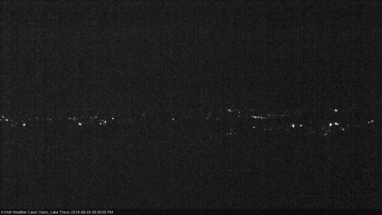 Lake Travis webcam, August 26, 2019 8:40 PM CT