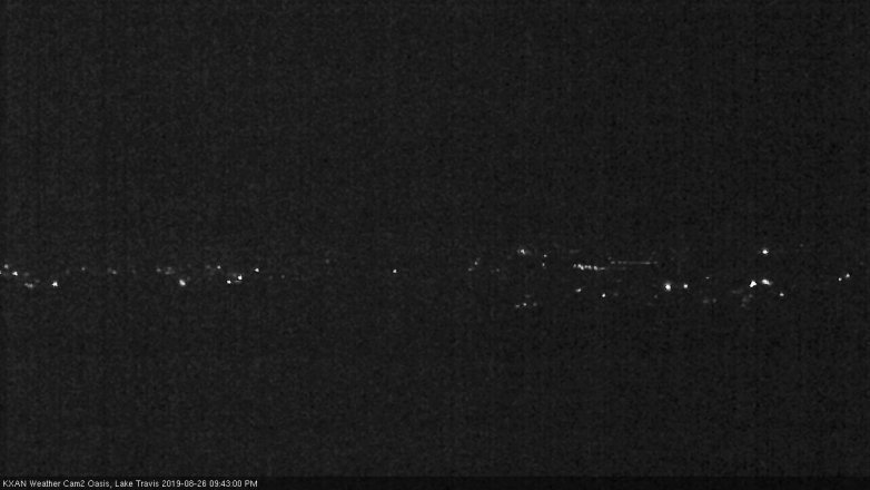 Lake Travis webcam, August 26, 2019 8:45 PM CT