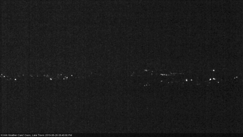 Lake Travis webcam, August 26, 2019 8:50 PM CT