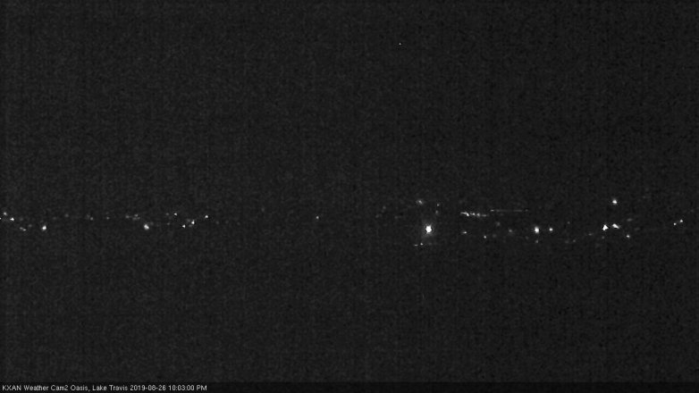 Lake Travis webcam, August 26, 2019 9:05 PM CT