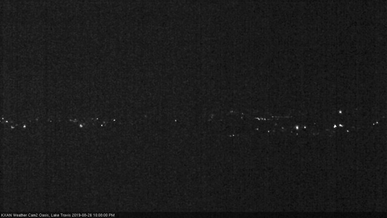 Lake Travis webcam, August 26, 2019 9:10 PM CT