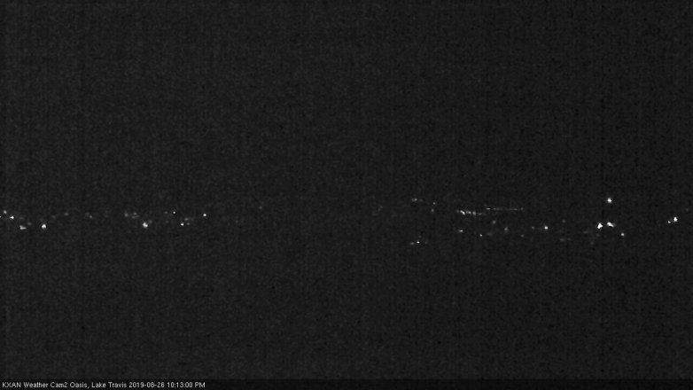 Lake Travis webcam, August 26, 2019 9:15 PM CT
