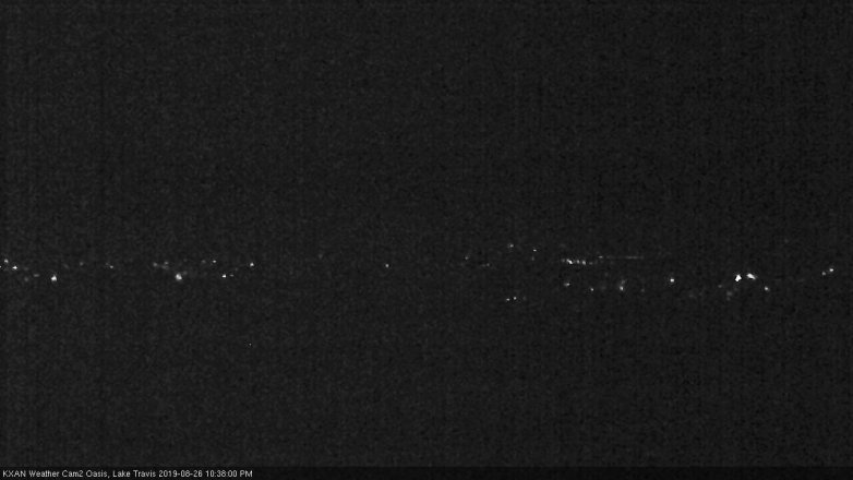 Lake Travis webcam, August 26, 2019 9:40 PM CT