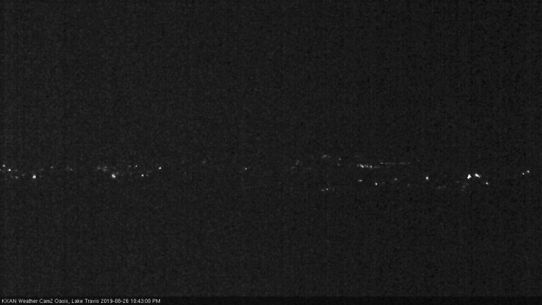 Lake Travis webcam, August 26, 2019 9:45 PM CT