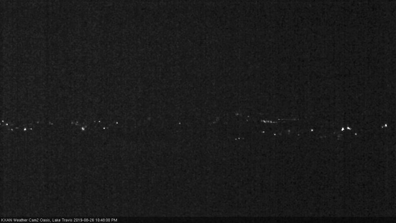 Lake Travis webcam, August 26, 2019 9:50 PM CT