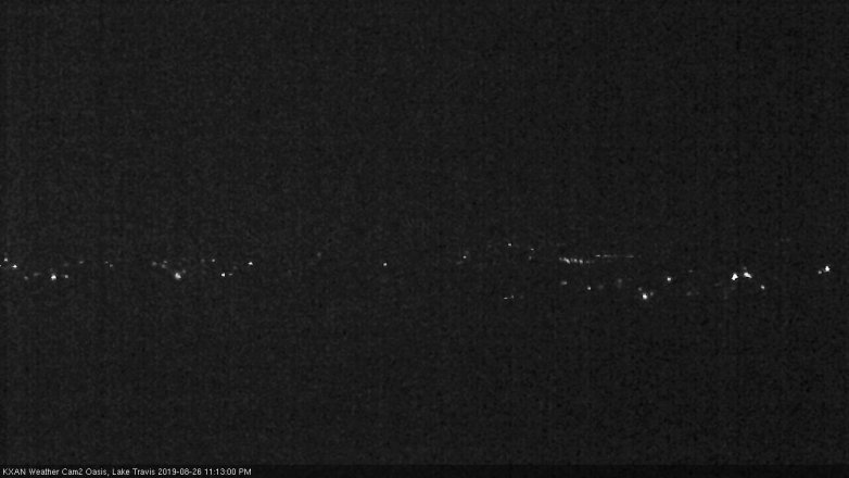 Lake Travis webcam, August 26, 2019 10:15 PM CT