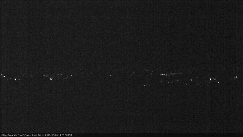 Lake Travis webcam, August 26, 2019 10:25 PM CT