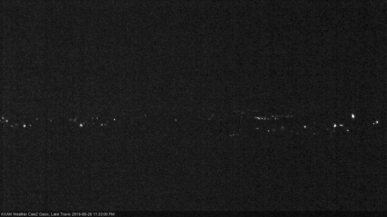 Lake Travis webcam, August 26, 2019 10:35 PM CT