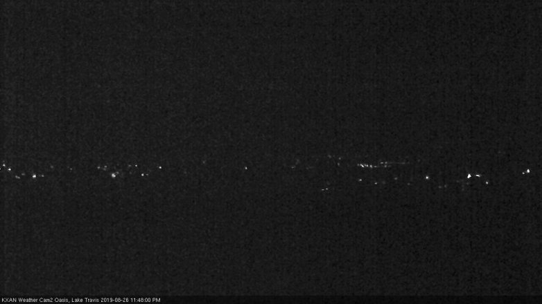 Lake Travis webcam, August 26, 2019 10:50 PM CT
