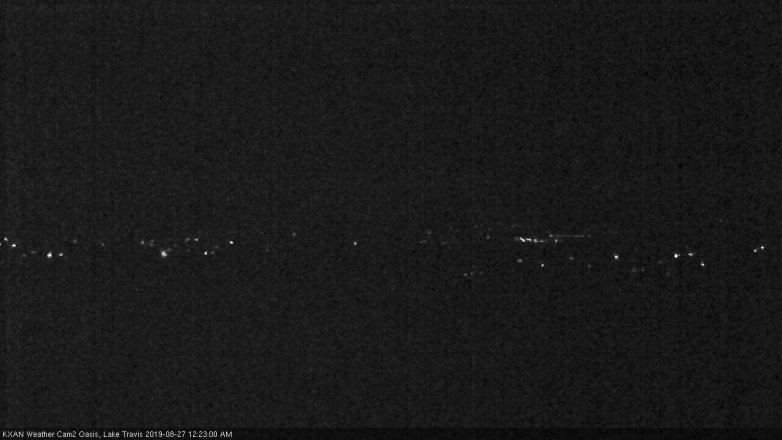 Lake Travis webcam, August 26, 2019 11:25 PM CT