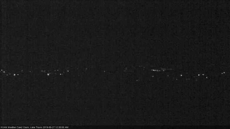 Lake Travis webcam, August 26, 2019 11:40 PM CT