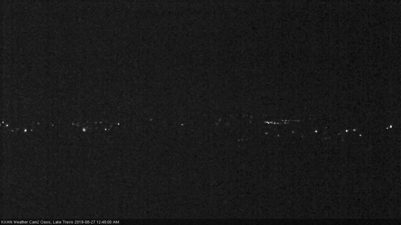 Lake Travis webcam, August 26, 2019 11:50 PM CT