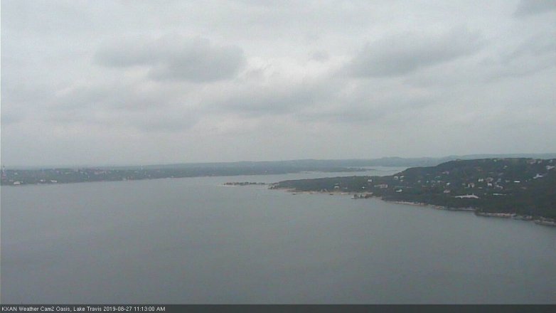 Lake Travis webcam, August 27, 2019 10:15 AM CT