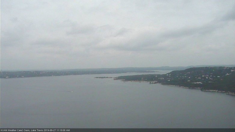 Lake Travis webcam, August 27, 2019 10:20 AM CT