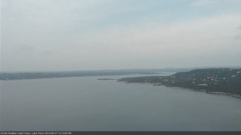 Lake Travis webcam, August 27, 2019 11:15 AM CT