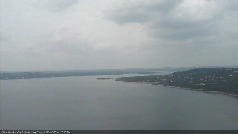 Lake Travis webcam, August 27, 2019 12:25 PM CT