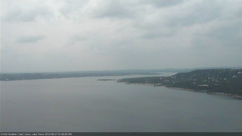Lake Travis webcam, August 27, 2019 12:50 PM CT