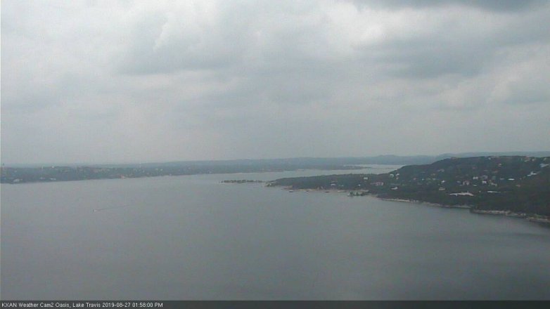 Lake Travis webcam, August 27, 2019 1:00 PM CT