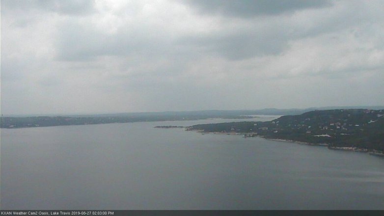 Lake Travis webcam, August 27, 2019 1:05 PM CT