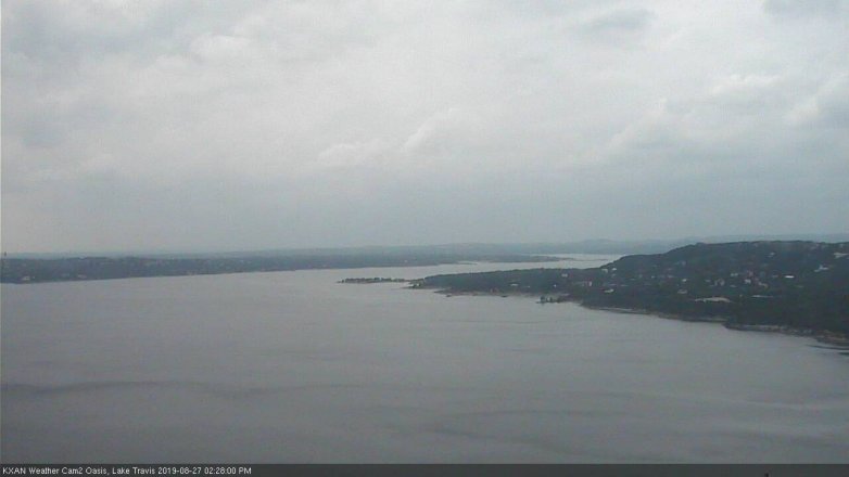 Lake Travis webcam, August 27, 2019 1:30 PM CT