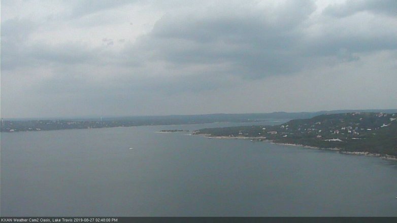 Lake Travis webcam, August 27, 2019 1:50 PM CT