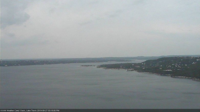 Lake Travis webcam, August 27, 2019 2:20 PM CT