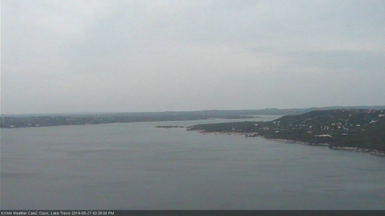 Lake Travis webcam, August 27, 2019 2:40 PM CT
