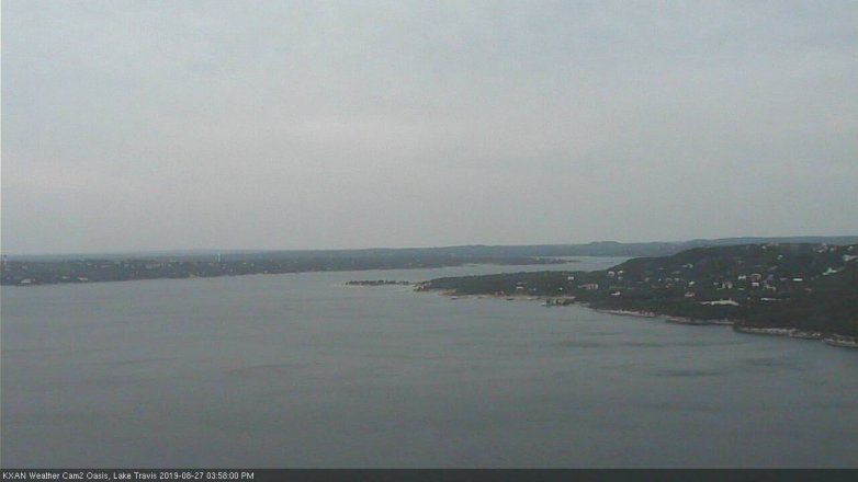 Lake Travis webcam, August 27, 2019 3:00 PM CT