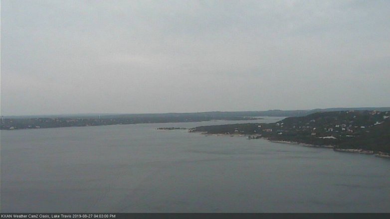 Lake Travis webcam, August 27, 2019 3:05 PM CT