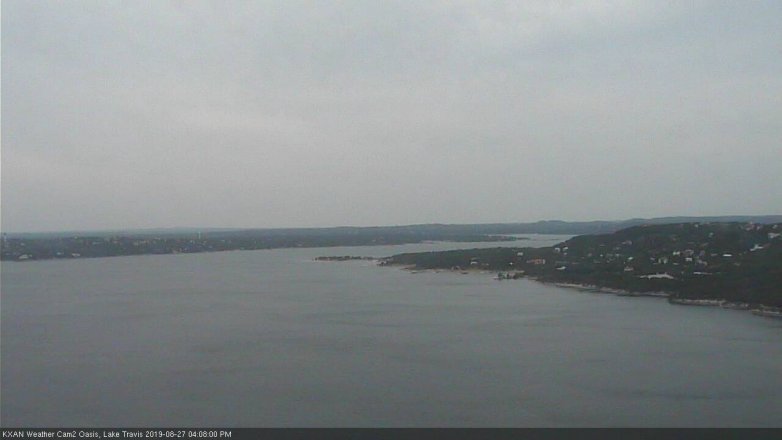 Lake Travis webcam, August 27, 2019 3:10 PM CT
