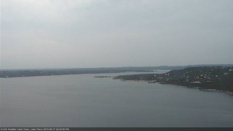 Lake Travis webcam, August 27, 2019 3:30 PM CT