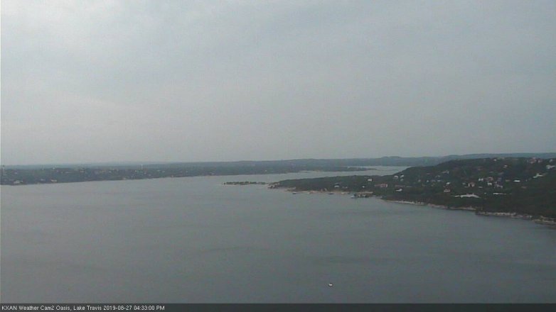 Lake Travis webcam, August 27, 2019 3:35 PM CT