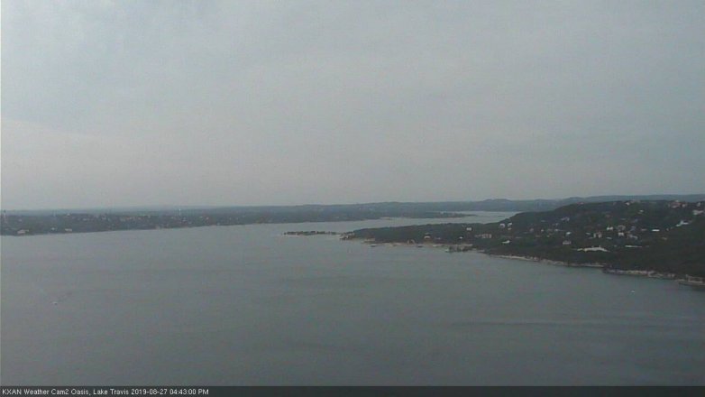 Lake Travis webcam, August 27, 2019 3:45 PM CT