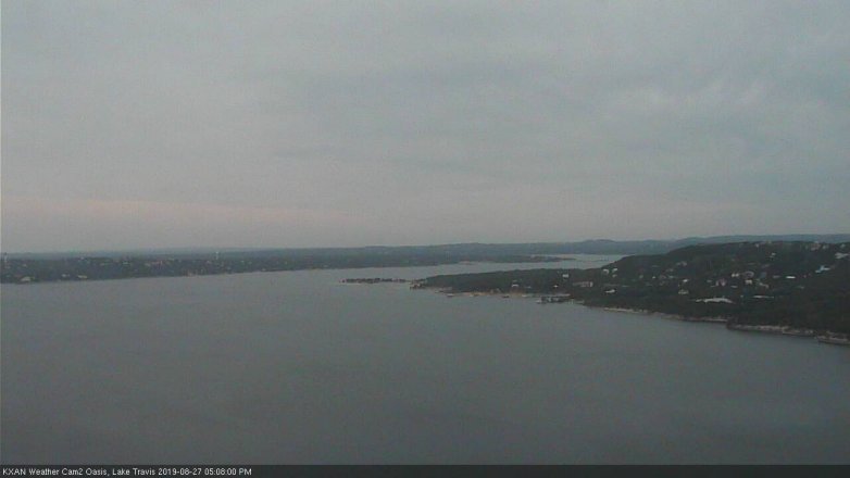 Lake Travis webcam, August 27, 2019 4:10 PM CT