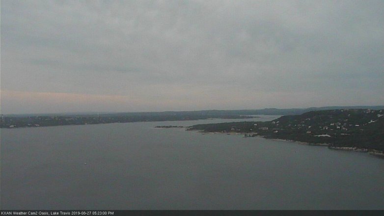Lake Travis webcam, August 27, 2019 4:25 PM CT