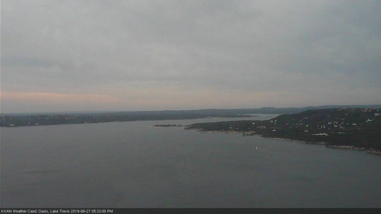 Lake Travis webcam, August 27, 2019 4:35 PM CT