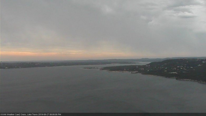 Lake Travis webcam, August 27, 2019 5:10 PM CT
