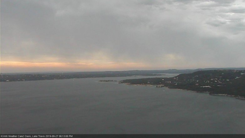 Lake Travis webcam, August 27, 2019 5:15 PM CT