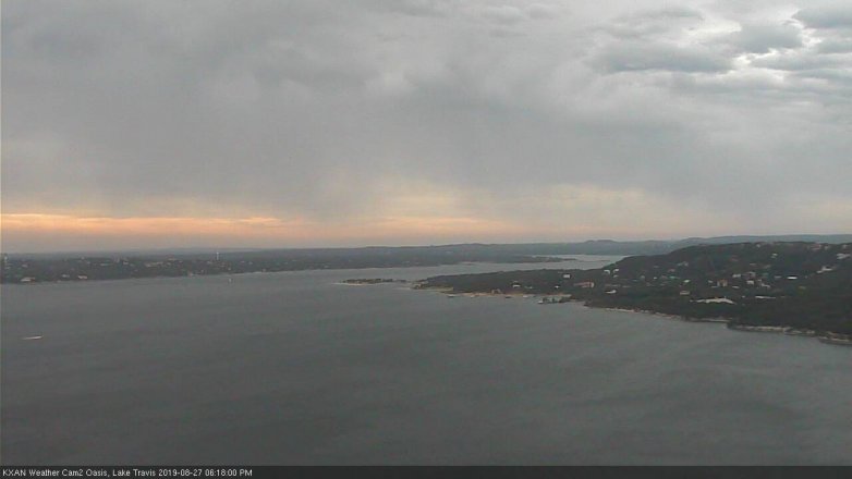 Lake Travis webcam, August 27, 2019 5:20 PM CT