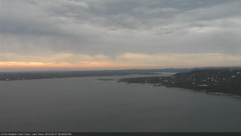 Lake Travis webcam, August 27, 2019 5:40 PM CT