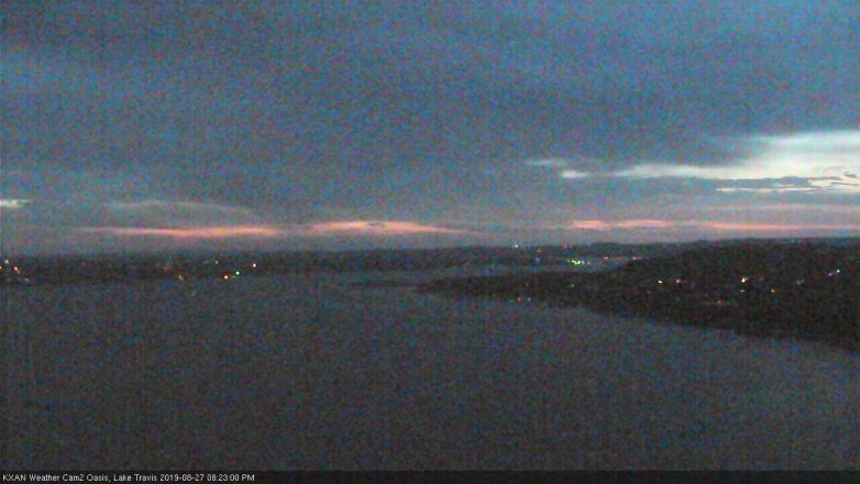 Lake Travis webcam, August 27, 2019 7:25 PM CT