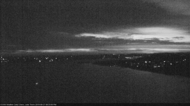 Lake Travis webcam, August 27, 2019 7:35 PM CT