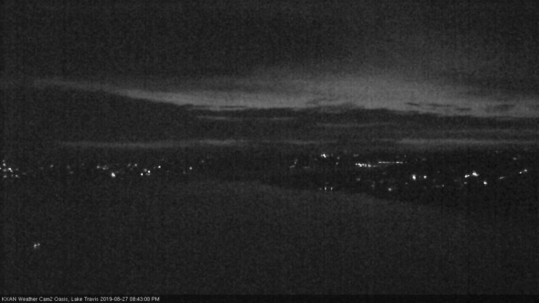Lake Travis webcam, August 27, 2019 7:45 PM CT