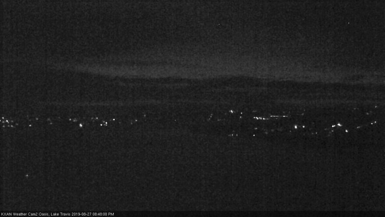 Lake Travis webcam, August 27, 2019 7:50 PM CT