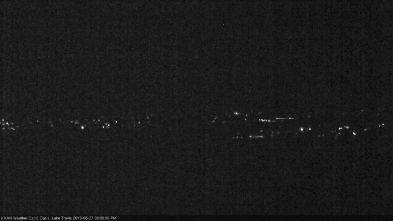 Lake Travis webcam, August 27, 2019 8:10 PM CT
