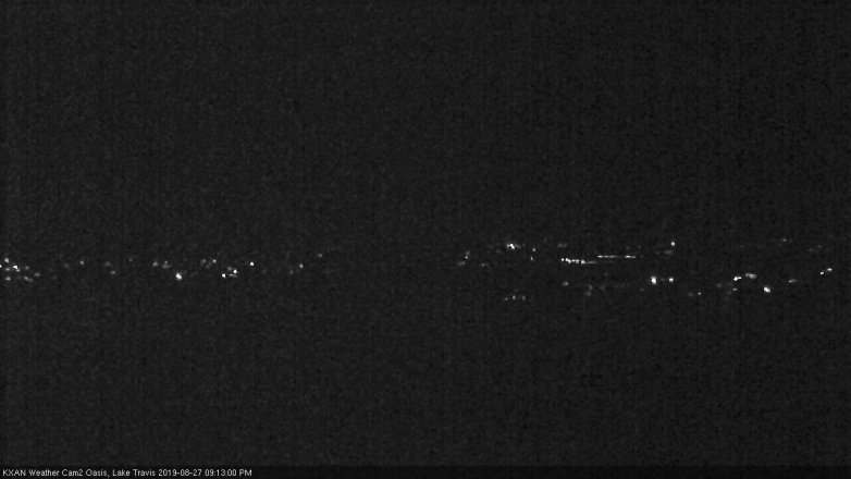 Lake Travis webcam, August 27, 2019 8:15 PM CT