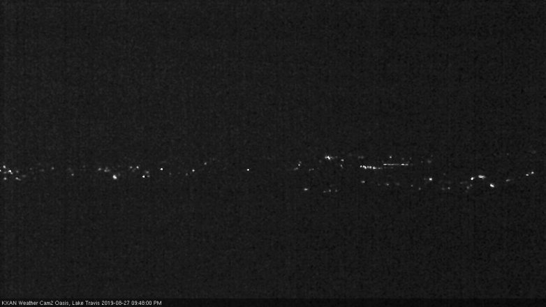 Lake Travis webcam, August 27, 2019 8:50 PM CT