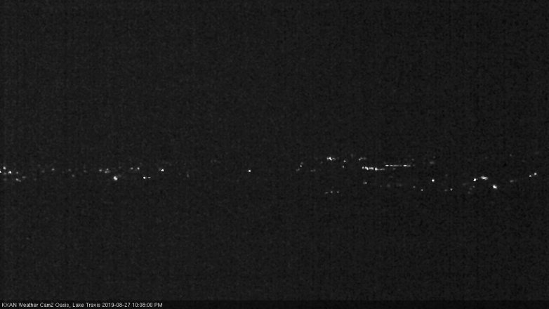 Lake Travis webcam, August 27, 2019 9:10 PM CT