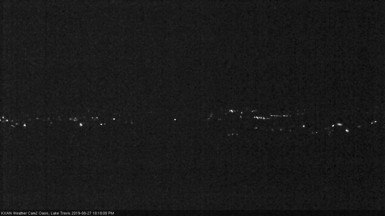 Lake Travis webcam, August 27, 2019 9:20 PM CT