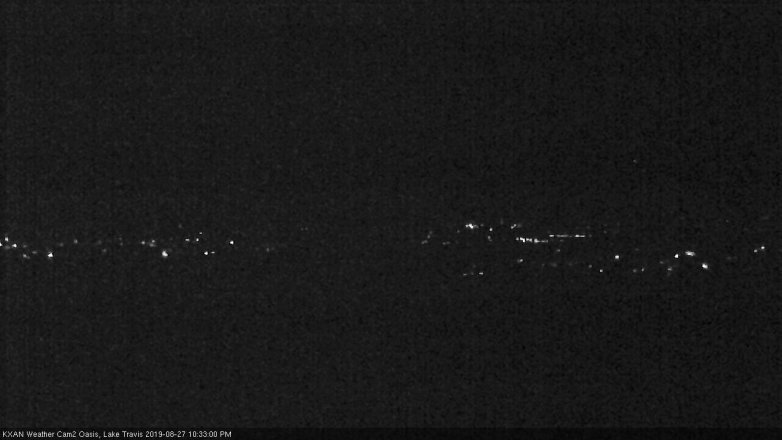 Lake Travis webcam, August 27, 2019 9:35 PM CT